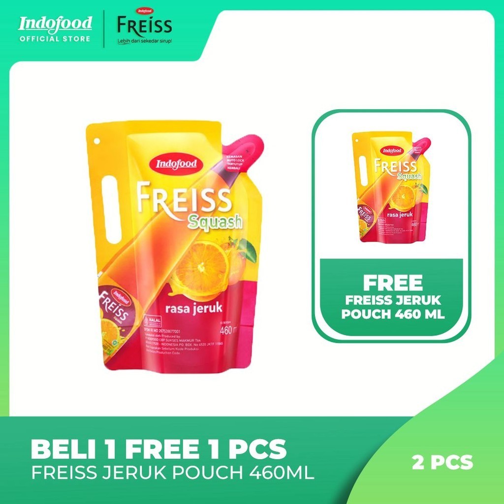 

Beli 1 Free 1 Pcs Freiss Jeruk Pouch 460 ml