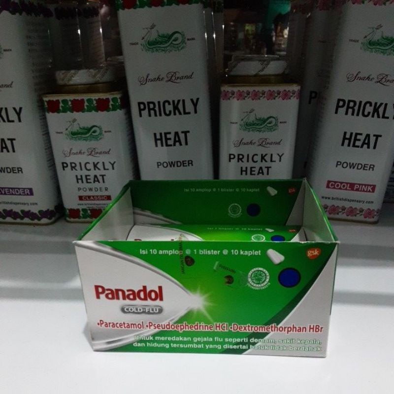 PANADOL HIJAU BOX ISI 100 KAPLET