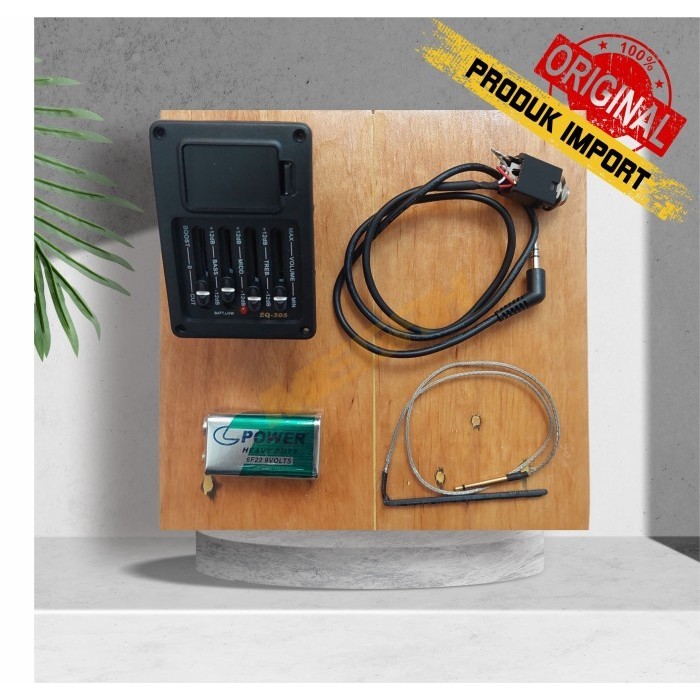 Equalizer gitar akustik Mings 305 / Equalizer Preamp Gitar Akustik Mings 305