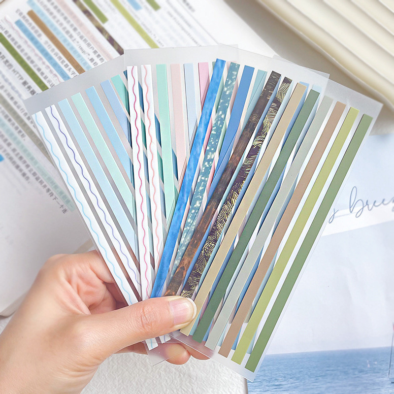 

Bantalan Memo Stiker Klasifikasi Siswa Gradien Tembus Cahaya Kreatif Stiker Indeks Strip Ramping Ekstra Hewan Peliharaan Baru