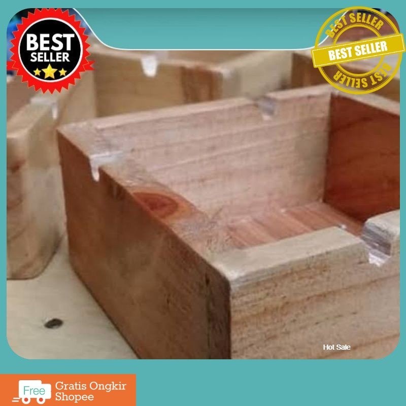 ASBAK ROKOK KAYU, TEMPAT SISA ROKOK