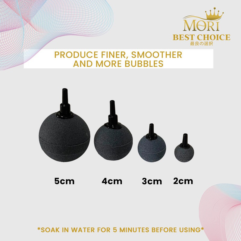 MORI AIRSTONE BAKSO 4CM BATU AERATOR BATU GELEMBUNG UDARA AQUARIUM KOLAM