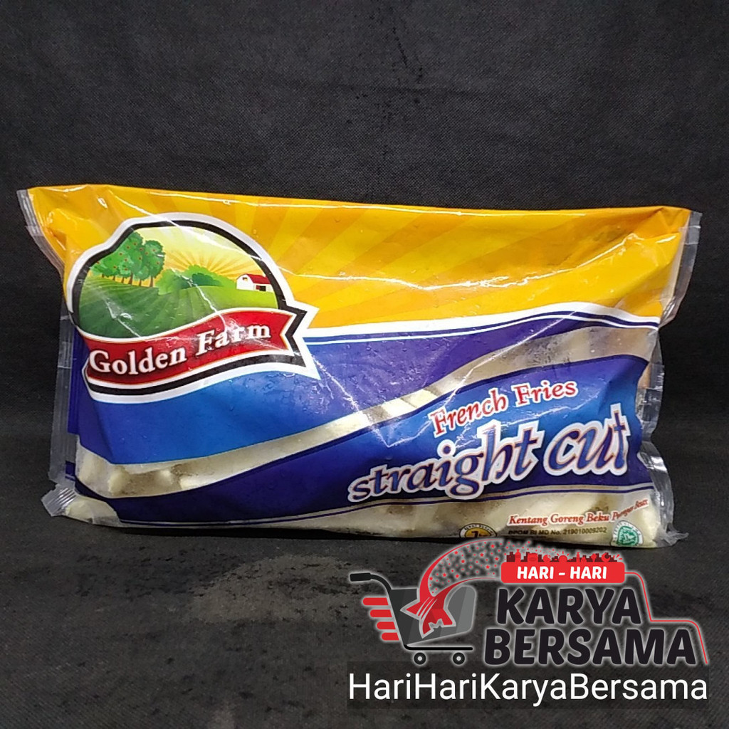 

[GRAB/GOJEK ONLY] GOLDEN FARM FRENCH FRIES STRAIGHT CUT 1000GR