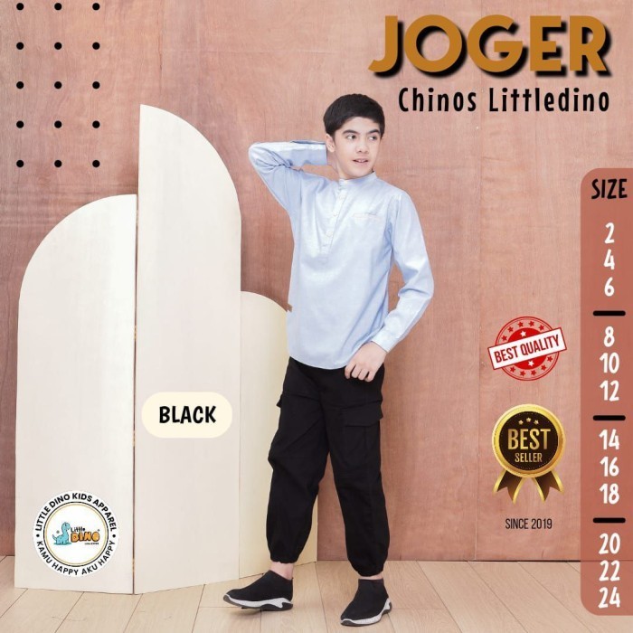 ✨BEST✨ -Celana Joger Anak Laki Laki Perempuan 7 - 15 Tahun Chinos Joger Pants - Grey, 8