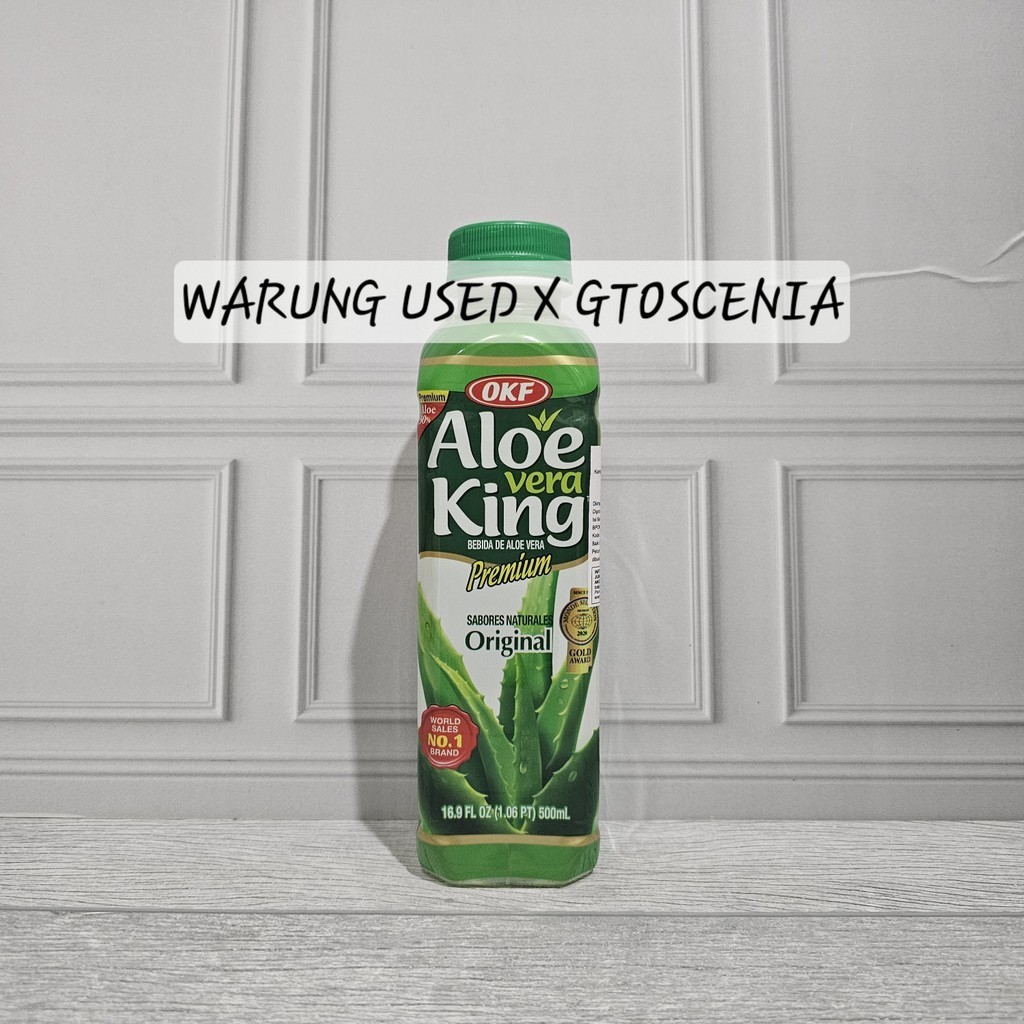 

OKF Aloe Vera King Drink 500ml Original minuman lidah buaya