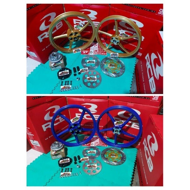 VELG RCB MX KING SP 522 DOUBLE DISH 140/160 160/160 160/185-17 ORIGINAL MALAYSIA PNP NINJA MEGAPRO T