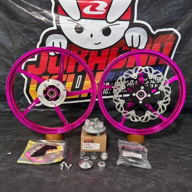 wheelset velg enkei 525 mutakin pnp crf klx dtracker ninja cbr tiger sonic supa gtr dll