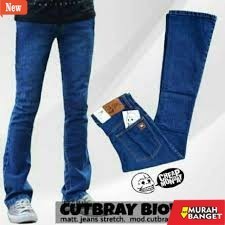 Celana denim pria- Celana Jean Cutbray Pria Celana Panjang laki-laki Dewasa