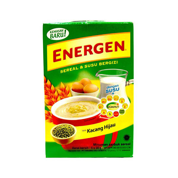 

ENERGEN KACANG HIJAU BOX 5SX30G