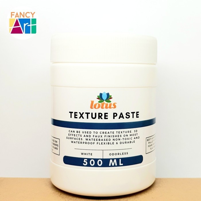 

Lotus Acrylic Gesso Texture Paste 500ml