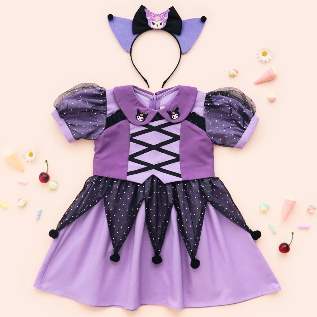 KUROMI DRESS / KUROMI SANRIO DRESS / SANRIO DRESS