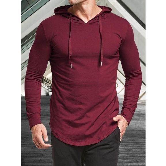 COD Kaos kupluk panjang polos terbaru / hoodie polos lengan panjang murah / baju olahraga pria wanit