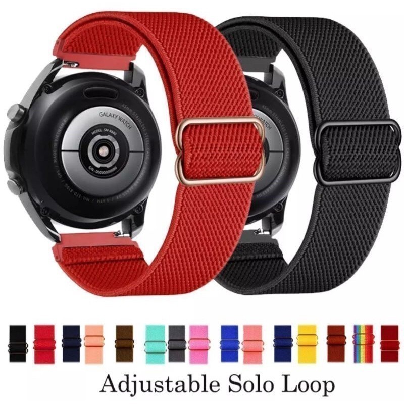 Tali Strap Nylon 22mm untuk Smartwatch Eggel Tempo 3 Style / Eggel Tempo 4 Active/ Omthing e joy /Di