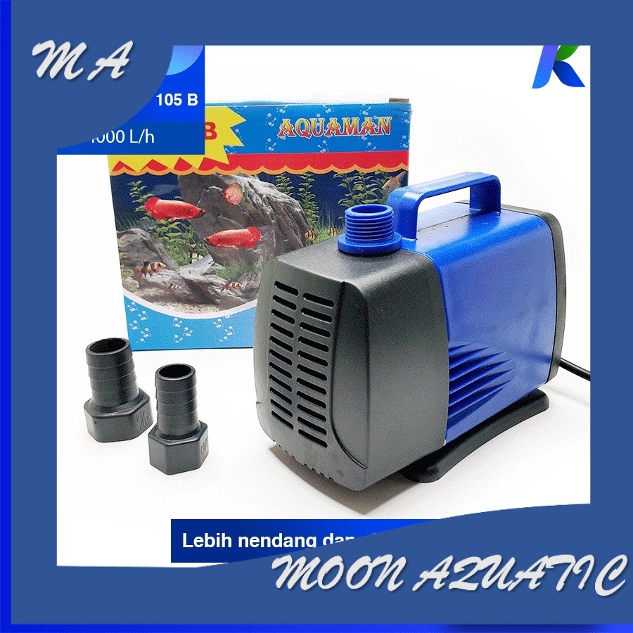 Aquaman WP 105 B Pompa Aquarium Kolam Low watt 4000 Lh