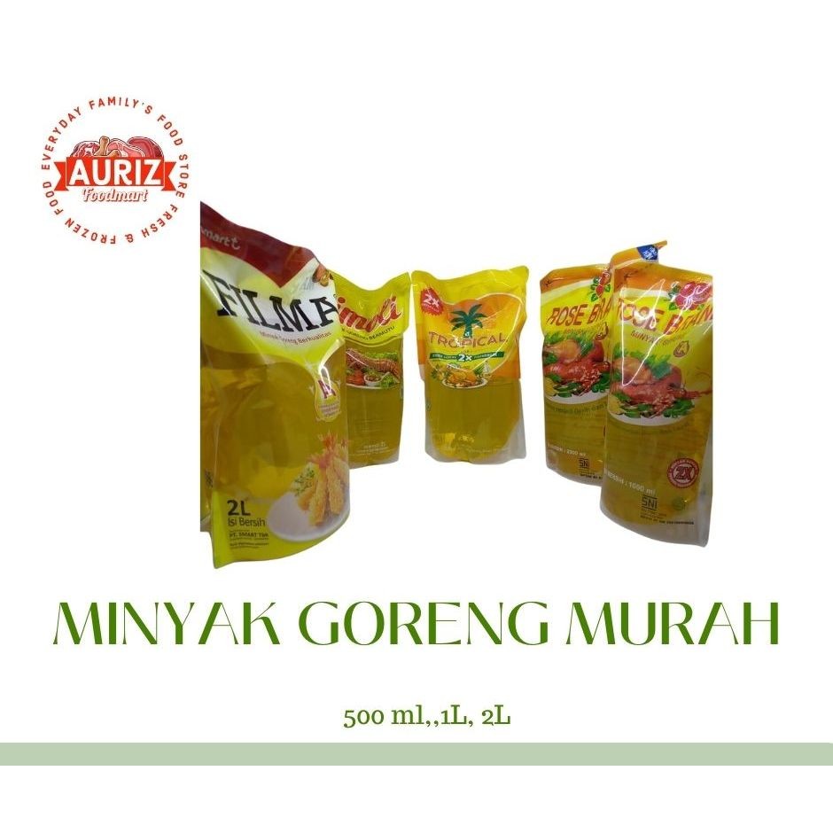 

MINYAK GORENG 500 ml, 1L, 2 L