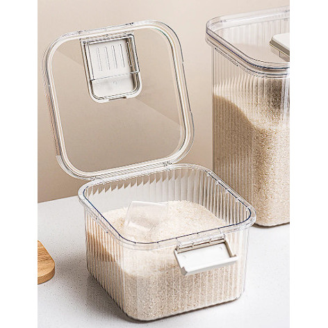 Informa Tempat beras transparant kedap udara ricebox toples bening 5 liter