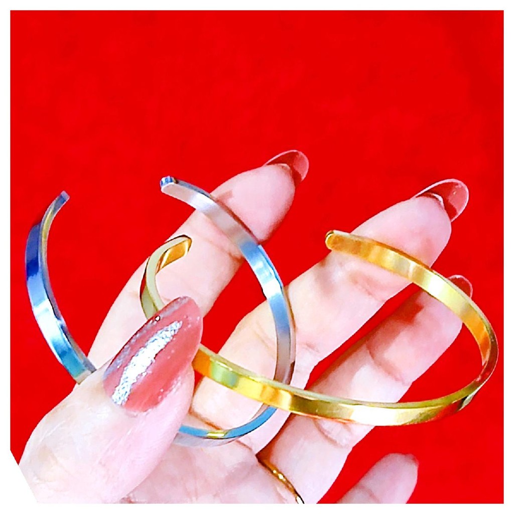 GELANG TITANIUM OVAL POLOS