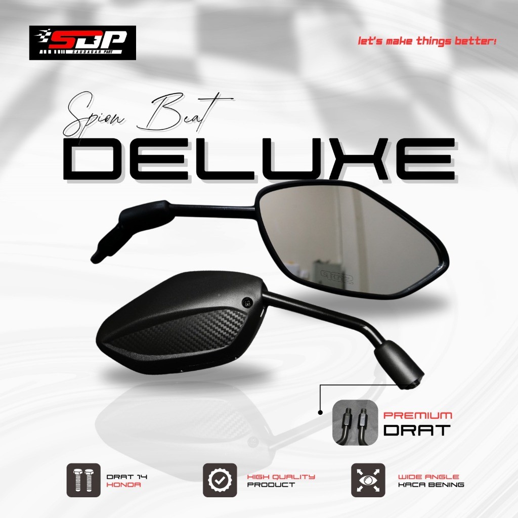SDP SPION BEAT DELUXE KACA CEMBUNG VARIO 110 125 150 PCX 160 ADV GENIO SUPRA CB150R AKSESORIS SPION 