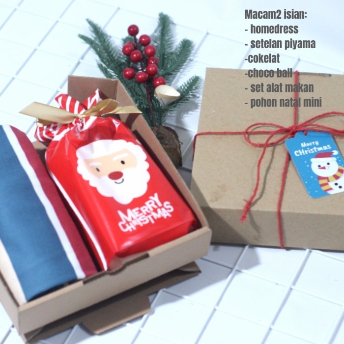 

[Terlaris] Christmas hampers kado natal parcel souvenir hadiah wanita gift cewek - ALLSIZE L-XL, NO BUBBLE WRAP