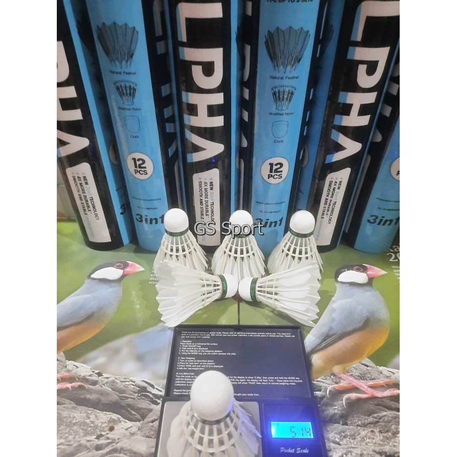 SHUTTLECOCK ALPHA 3IN1 BY ALPHA PRO - Alpha Eco