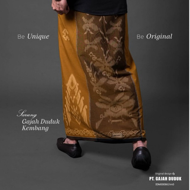 GAJAH DUDUK KEMBANG Dewasa | Sarung Gajah Duduk Motif Kembang| Sarung Motif Kembang