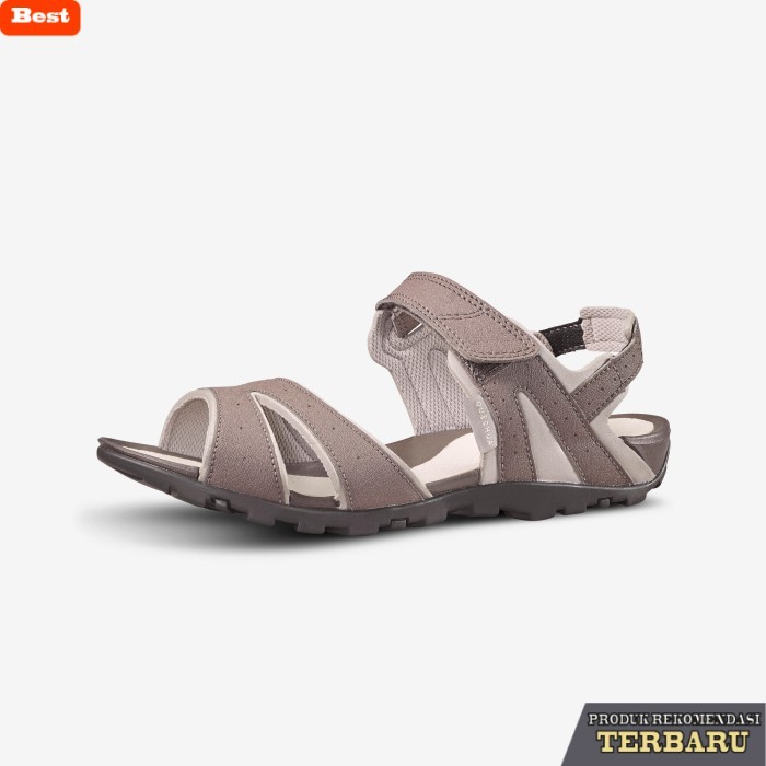 sandal wanita trend sekarang Decathlon Quechua Sandal Gunung Wanita NH100 - Coklat - 8649241 - 40