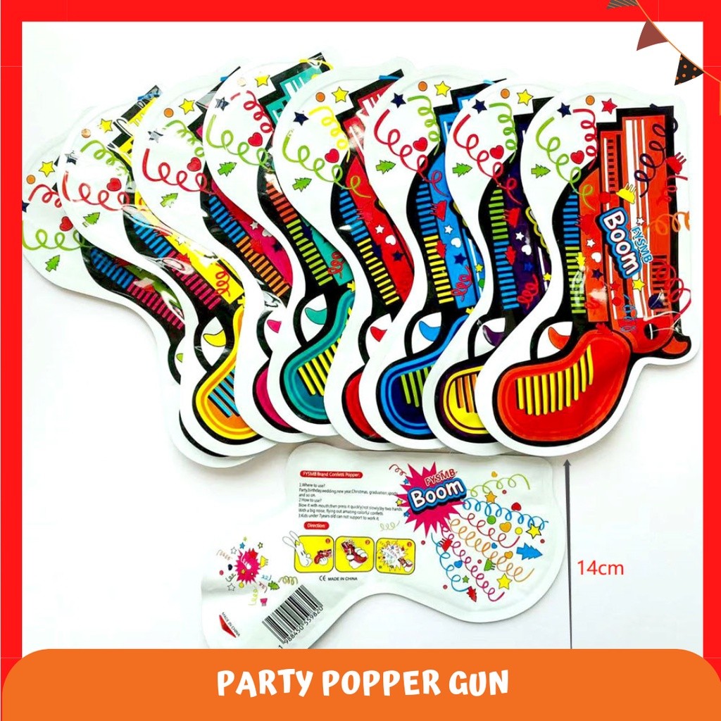 Party Popper Gun Confetti / Pistol Confetti