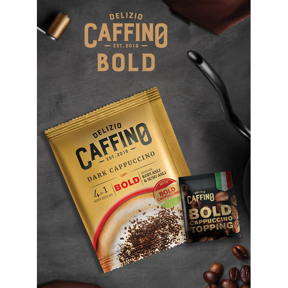 

Caffino Dark Bold Cappuccino Renceng - Bubuk Kopi Instan isi 10 Sachet x 25g