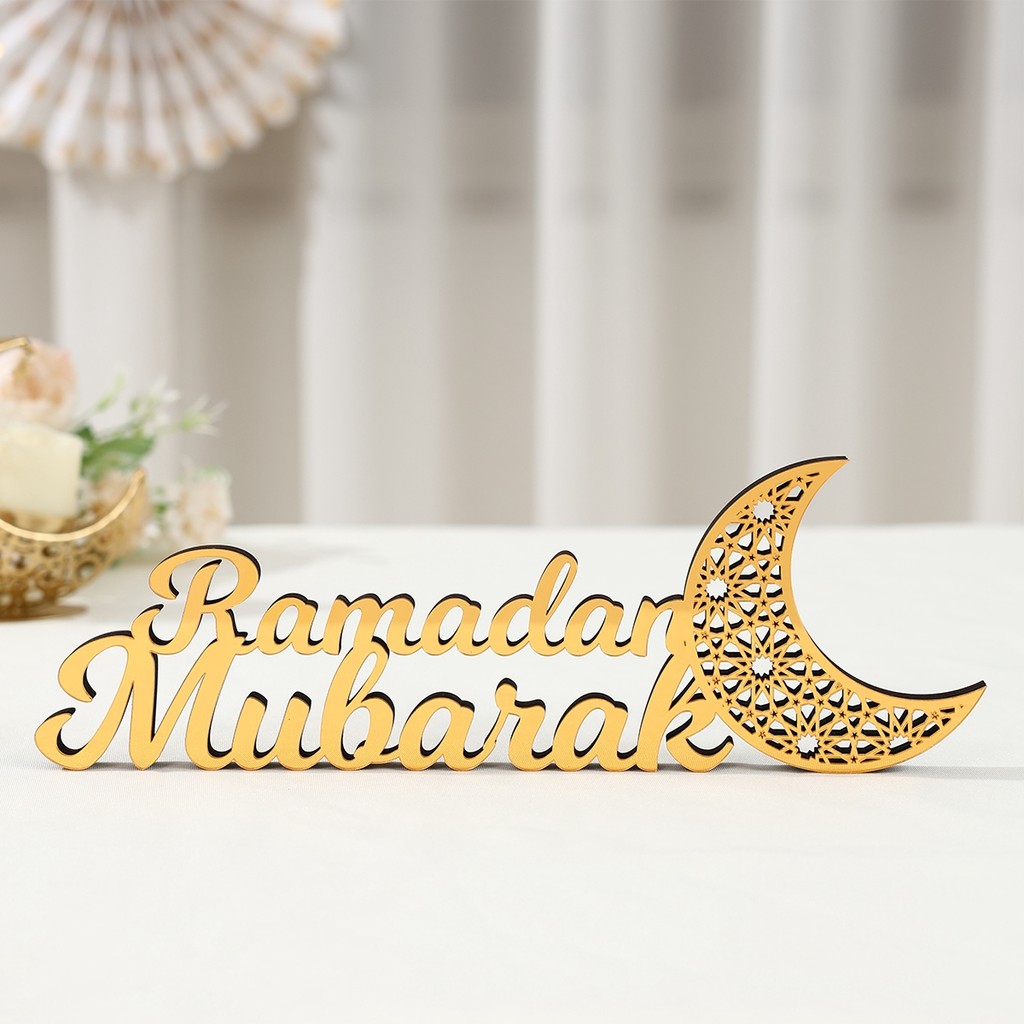 

Moon Eid Mubarak Acrylic Ornament Ramadan Kareem Decorations 2025 For Home Islamic Muslim Party Favors Supplies Desktop Ornament