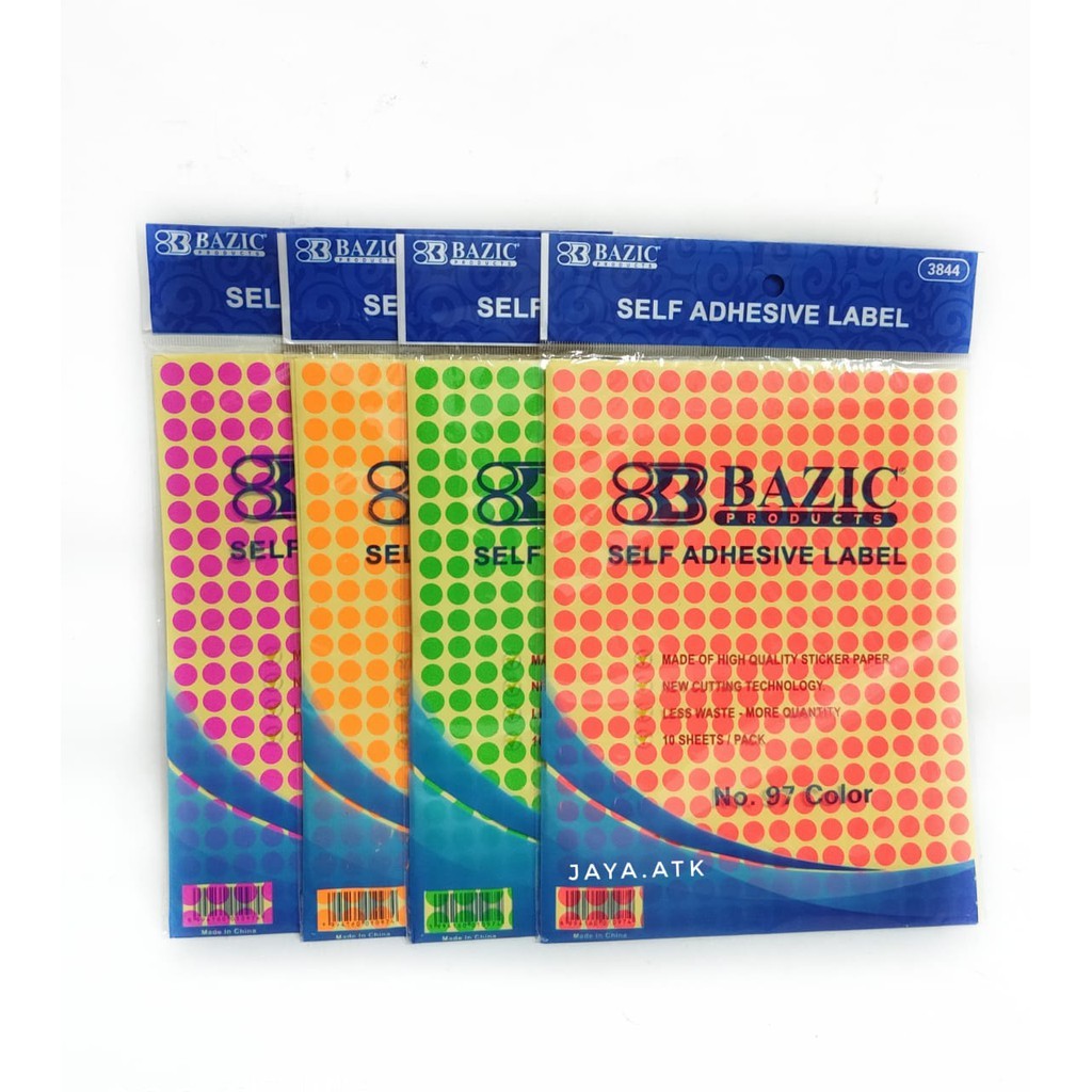 

LABEL 97 COLOR ISI 10PCS 3844 BAZIC (10/PAK) 621307618