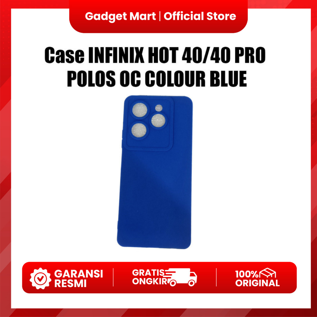 Softcase Infinix Hot 40/40 Pro Polos OC Colour Blue