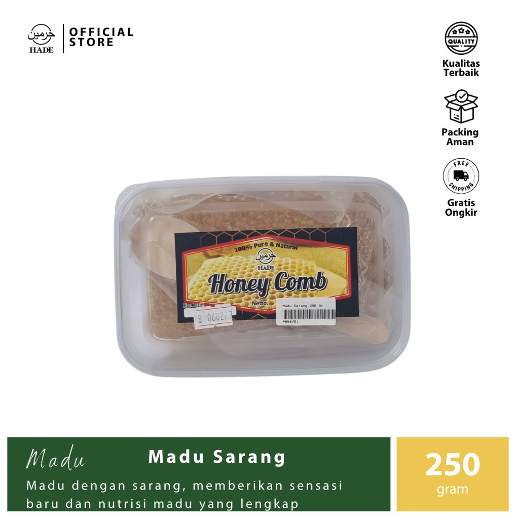 

Haromain Dates - Madu Sarang - 250gr