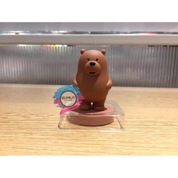 "V.NLN" - Pajangan Lucu We Bare Bears x Miniso Dekorasi Miniatur - Grizzly