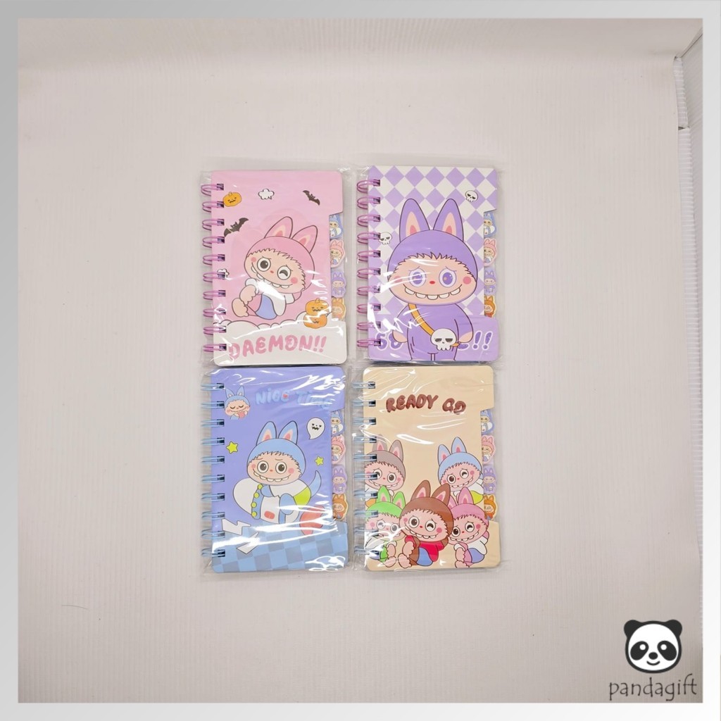 

Notebook Ring A6 Buku Diary Aesthetic Buku Catatan Coil Book Labubu - GG0519