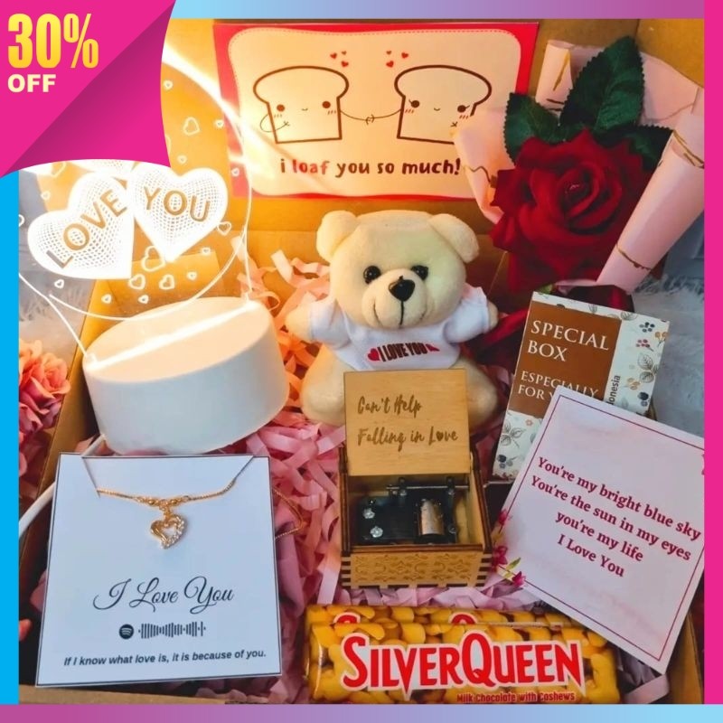 

Kado Cantik Unik Hampers Valentine Keren Lebaran / Kado Hadiah Cewek / Hampers Anniversary / Giftbox Pacar