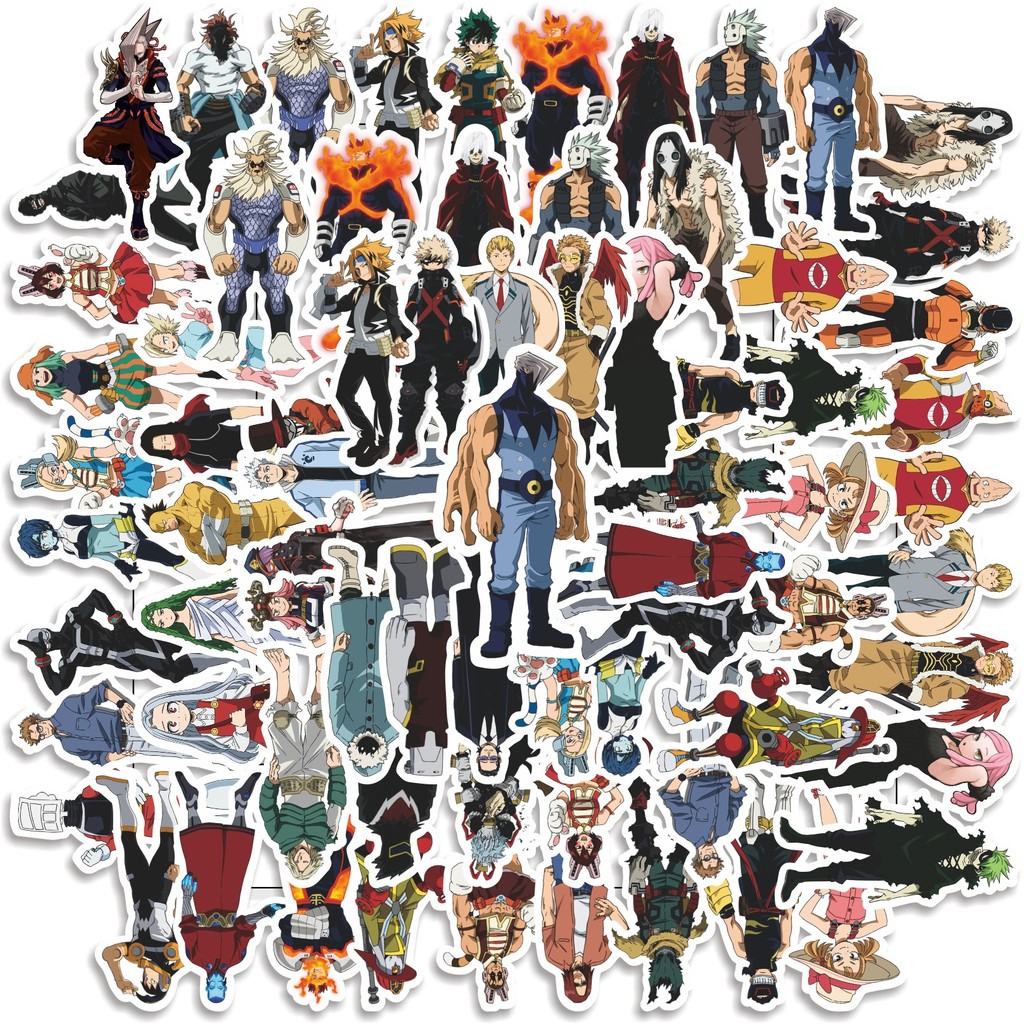 

COD 50 Pcs Stiker My Hero Academia Japan Anime V15 Lucu Anti Air Untuk Dekorasi Notebook Sepeda Skateboard Handphone