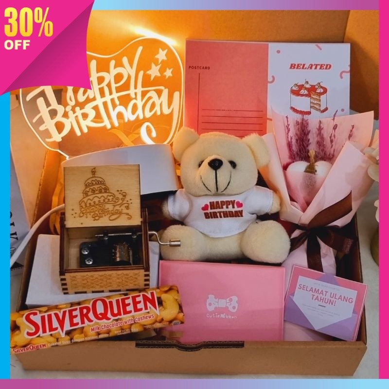 

Kejutan Buat Kekasih Pacar Suami Istri Murah Hampers Kekinian / hampers cewek kotak musik / kado cewek / hadiah ulang tahun cewek