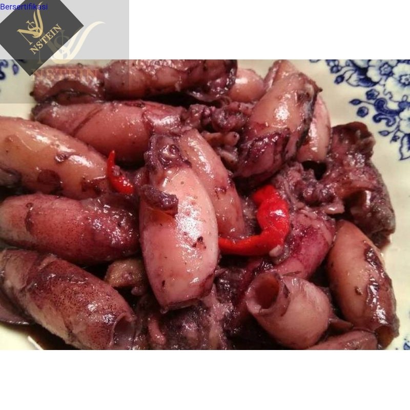 

Cumi + blackpepper atau pilihan bumbu 1kg, kemasan vakum