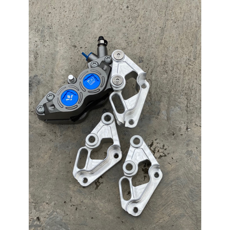 Breket CNC Kaliper Axial Kanan PNP Ninja R Disk 300mm