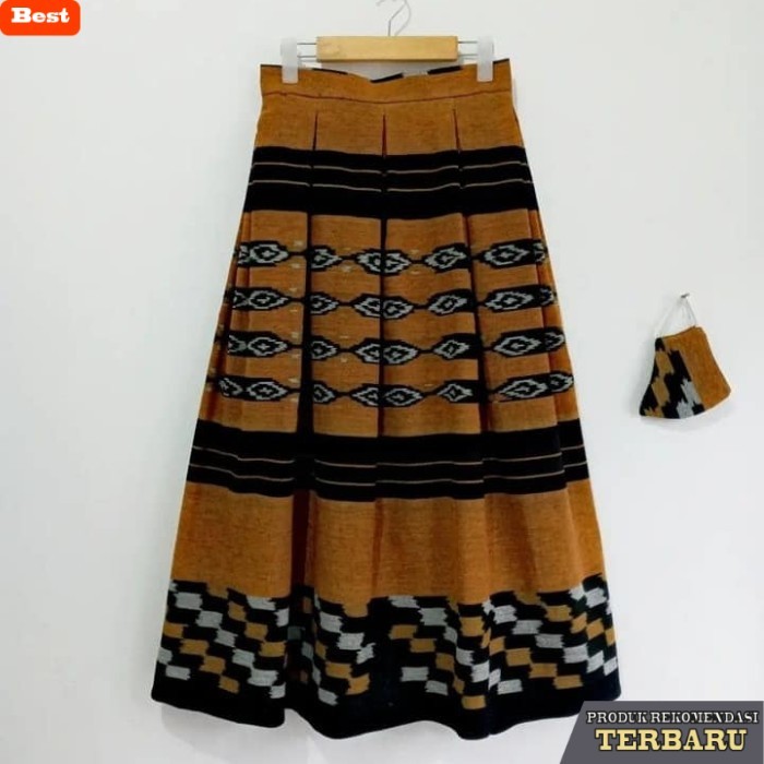 rok wanita kekinian ROK WANITA ROK TENUN IKAT ROK KOREA ROK PANJANG ROK WANITA KEKINIAN 01 - S