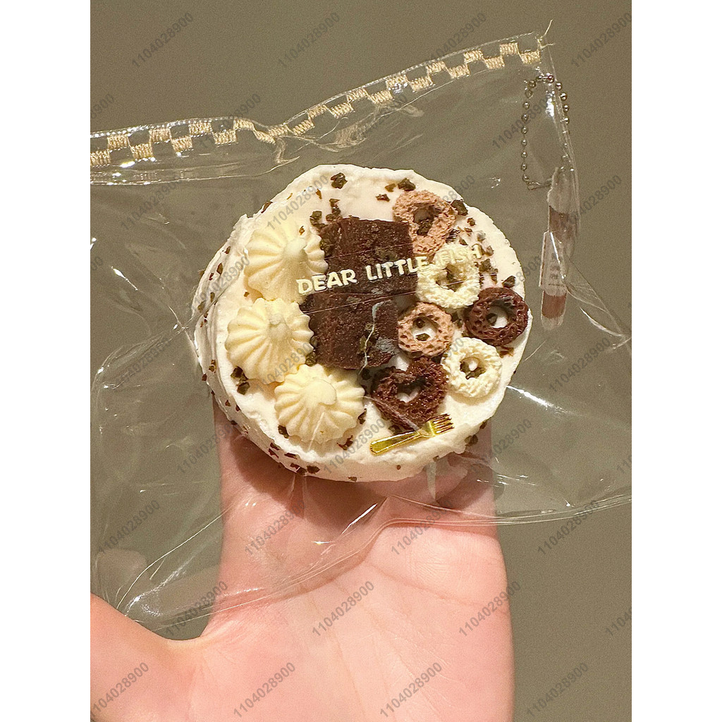 Yogurt Cake Taba Squishy Silicone 0.22KG Cocoa Oats Milk Yogurt Peach Cake Squeeze Toy Mochi Toy Str