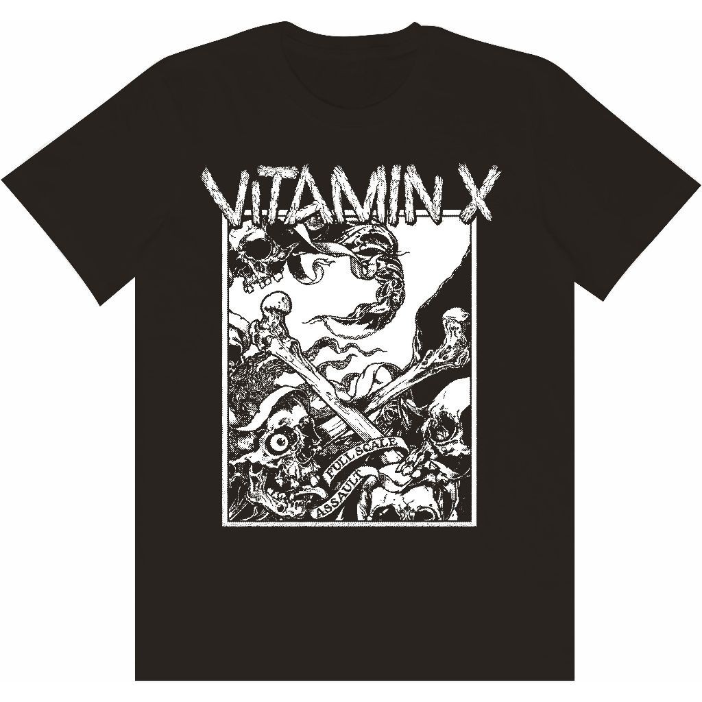 Baju Cowok Atasan Pria Kaos Laki-Laki Vitamin X RUB358 SS