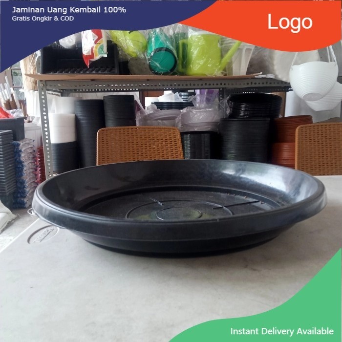 Alas Tatakan Untuk Pot 40 Cm Hitam
