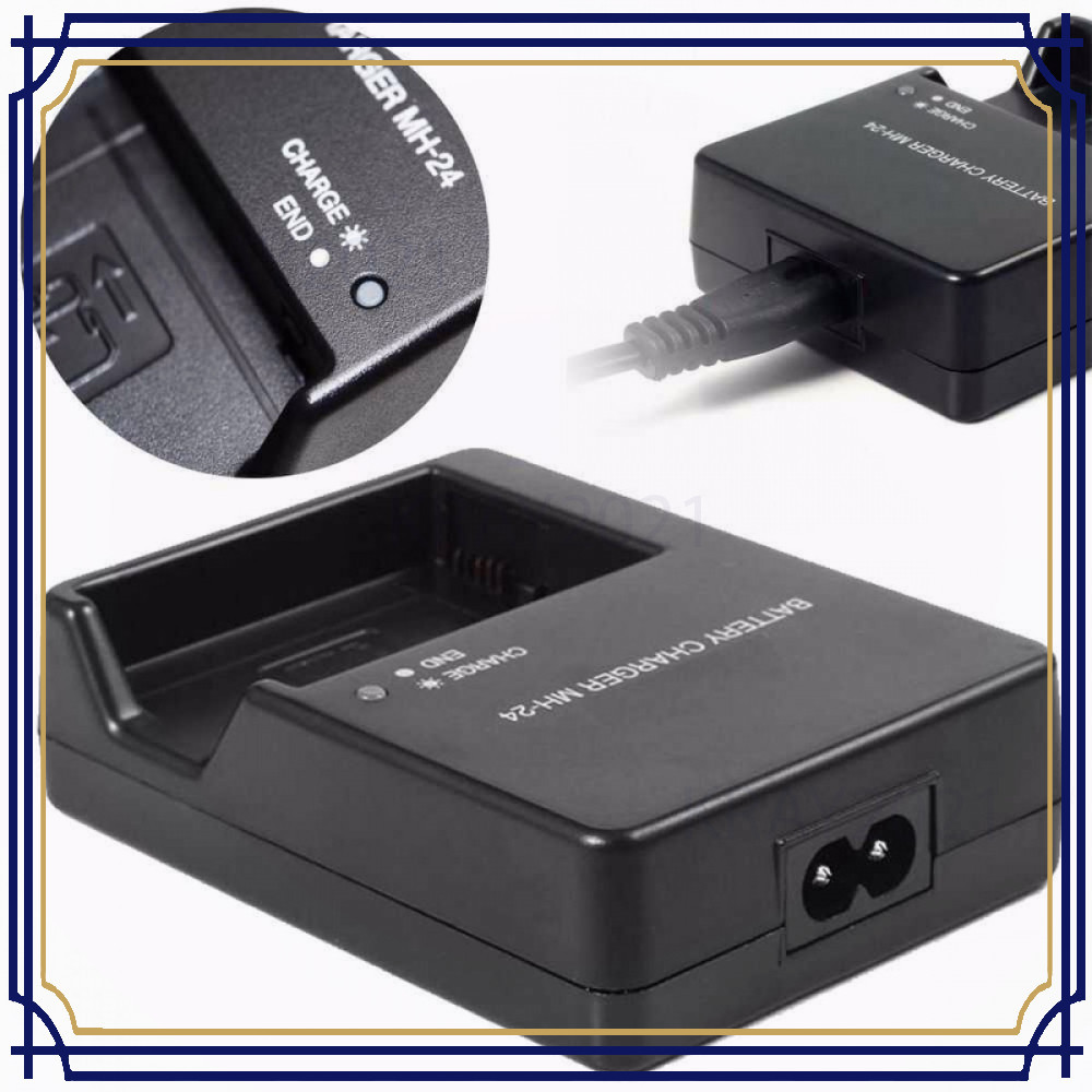Charger Baterai Kamera MH-24 for Nikon P7000 D5100 D5200 D5300 FT498