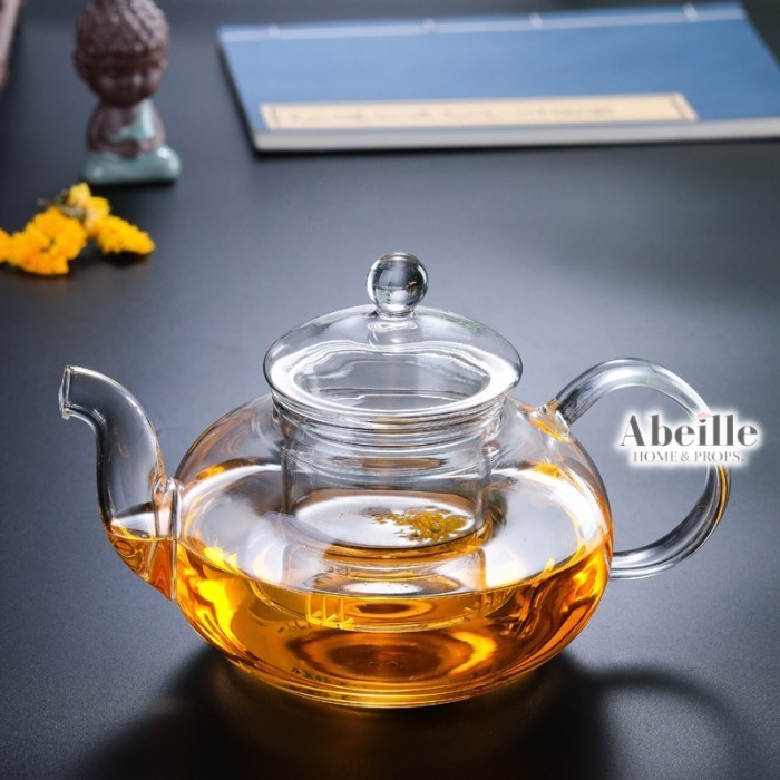 

XINXIN TEKO KACA TEH CHINESE TEA TEAPOT PAKET TEA SET - HNYA TEKO 400ML