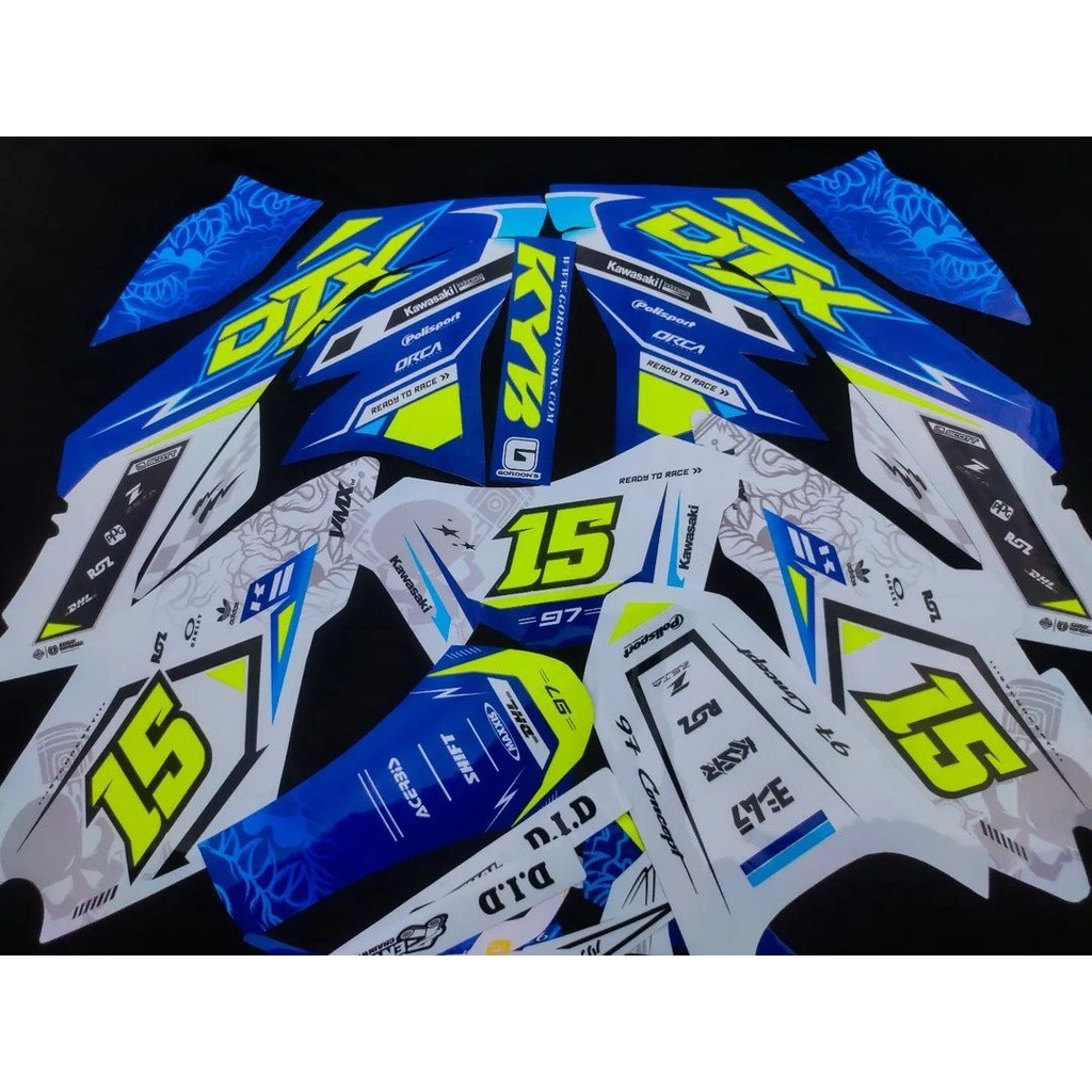 DECAL STIKER KLX - DTRACKER - KLX OLD/S  FULLBODY CUSTOM