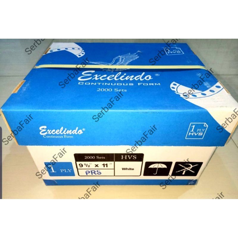 

Kertas Continuous Form 9.5 x 11 / 9.5 x 11.2 1Ply 2000Set (2000Lembar)