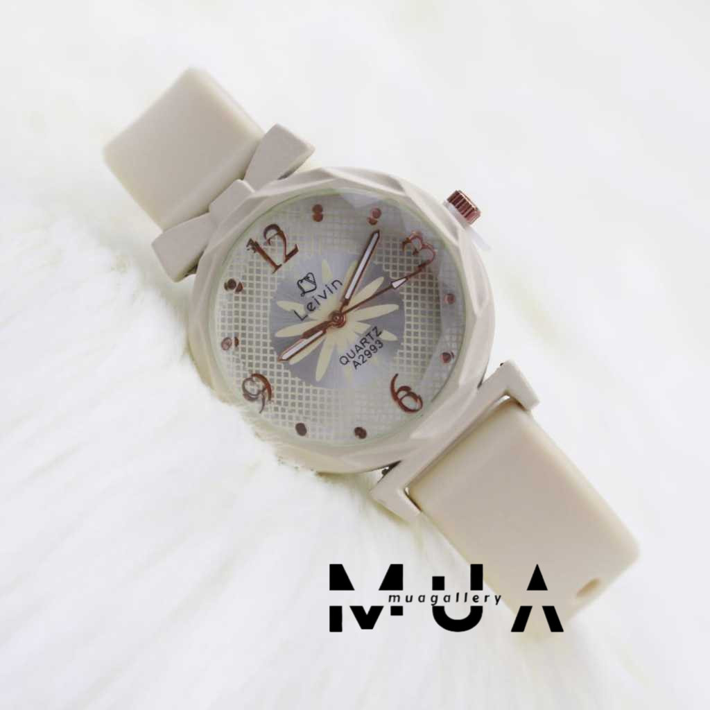 JAM TANGAN WANITA LEIVIN LV-A2993 LV A2993 LEVIN FASHION WATCH ORIGINAL RUBBER WARNA