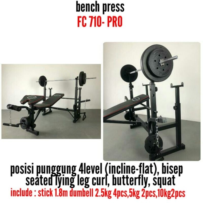PROMO SPESIAL Bench Press FC 710 PRO alat olahraga fitness gym