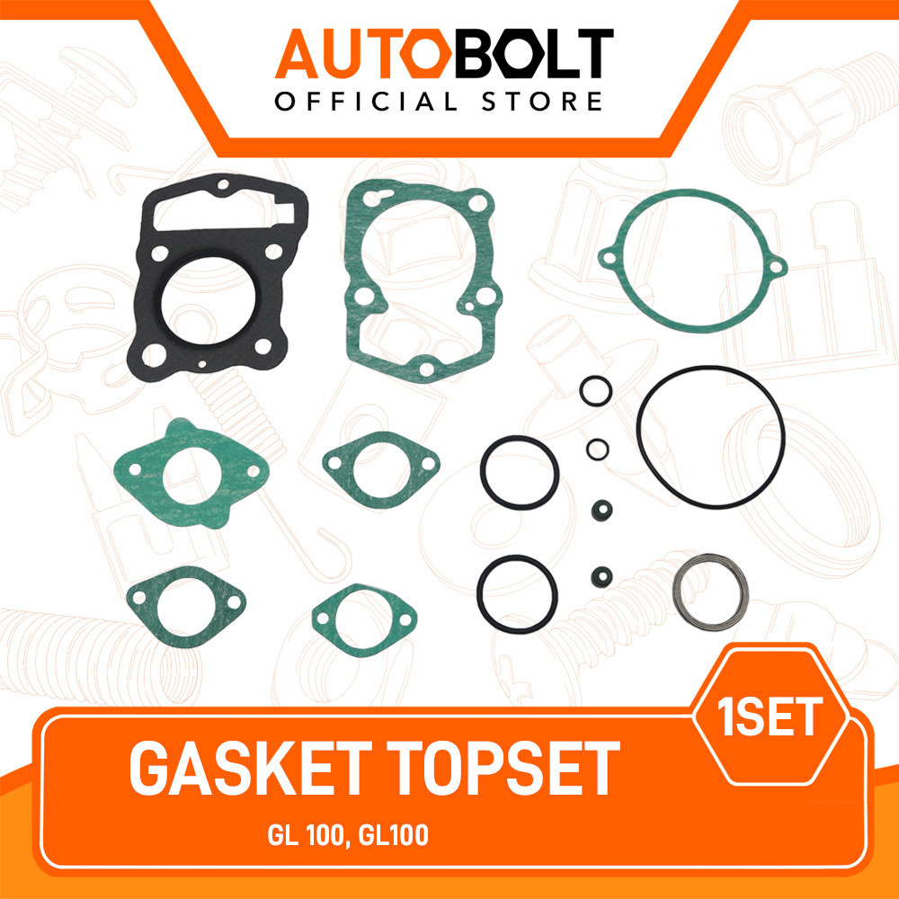 Gasket Topset CB100 CB 100 & GL 100 GL100 Packing Paking Top Set